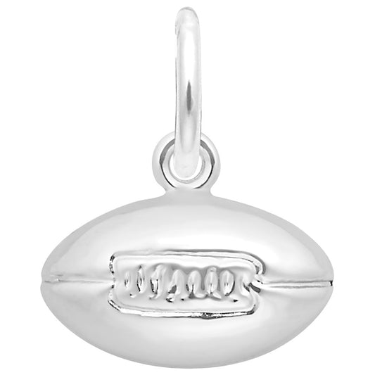 Maharaja Collection Football Charm in Sterling Silver