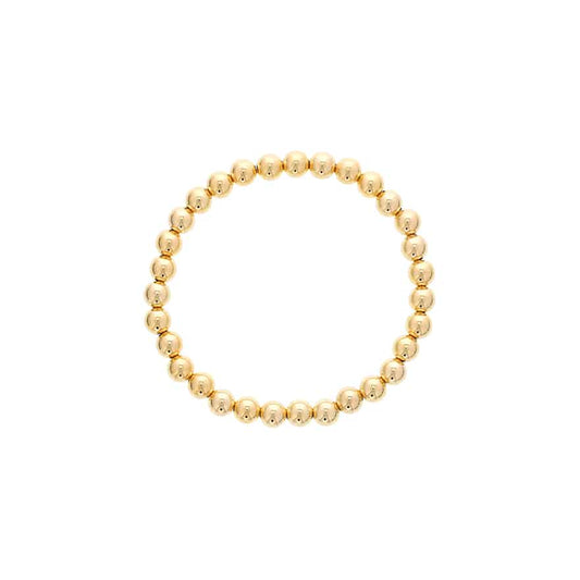 Maharaja Collection Round Gold Filled Shine Bright Bracelet in 14K Gold