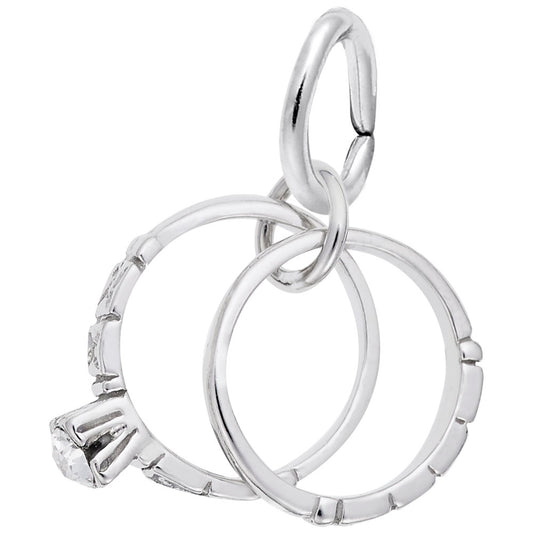 Maharaja Collection Rembrandt Charms Wedding Ring in Sterling Silver