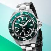 Seiko 41.70mm Emerald Green PROSPEX Sea Automatic Watch in Stainless Steel