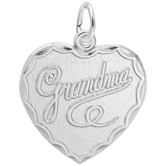 Maharaja Collection Grandmother Charm in Sterling Silver