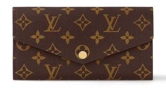 Maharaja Collection Monogram Canvas Wallet with Grained Leather Lining