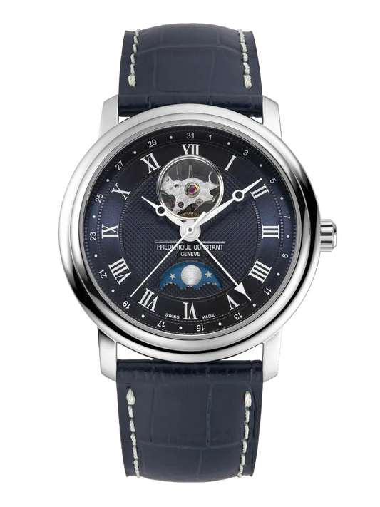 Maharaja Collection Men's Classic Automatic Heartbeat Moonphase Watch in Stainless Steel