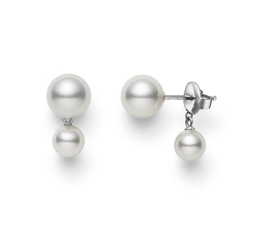 Mikimoto Akoya A+ Pearl Drop Earrings