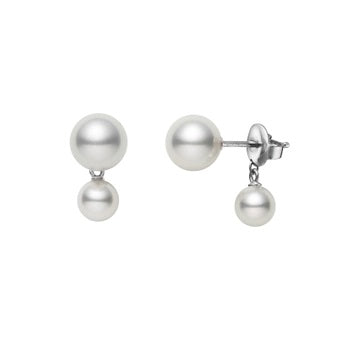 Maharaja Collection Akoya A+ Pearl Drop Earrings