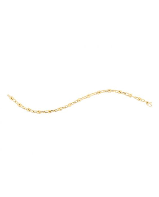 14K 3mm Jax Link Chain, 7.5"