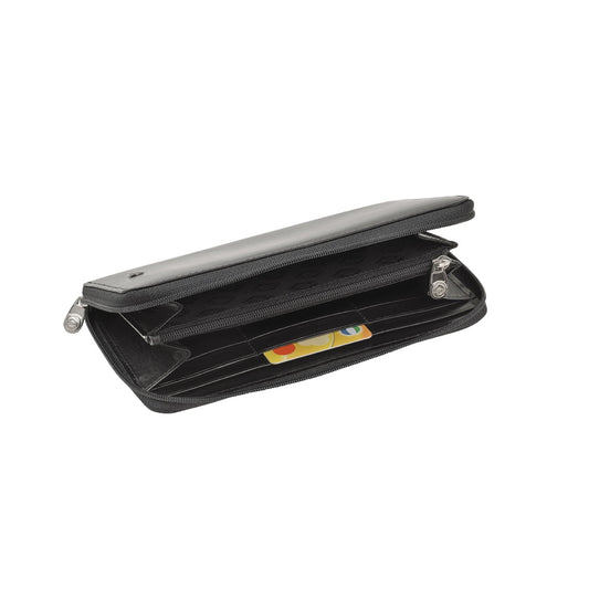 Maharaja Collection Horizontal Wallet 12Cc in Black 95X130