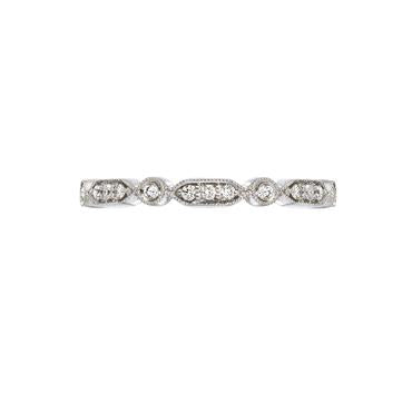 Maharaja Collection Diamond Band in 18K White Gold (0.26ct)
