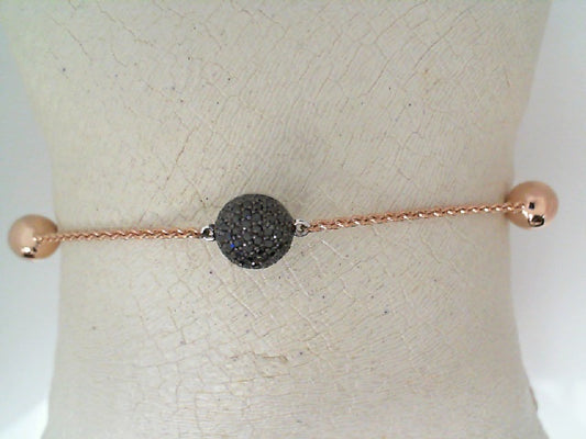 Maharaja Collection Round Diamond Two-Tone Bracelet in 14K Gold (0.35ctw)