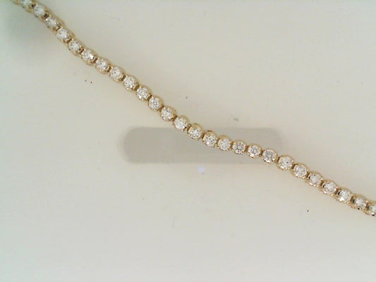 Maharaja Collection Round Diamond Tennis Bracelet in 14K Yellow Gold (2.00tcw)