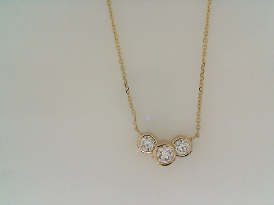 Maharaja Collection Round Diamond Necklace in 14K Yellow Gold (0.75ct)