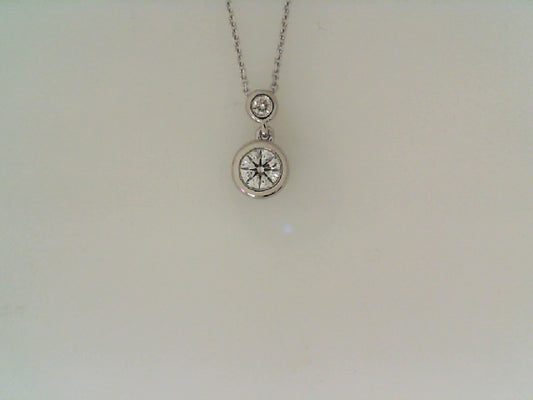 Maharaja Collection Round Diamond Necklace in 14K White Gold (0.25ctw)