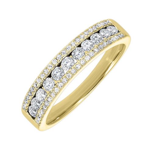 Maharaja Collection Round Diamond Lady's Ring in 14K Yellow Gold (0.50ctw)