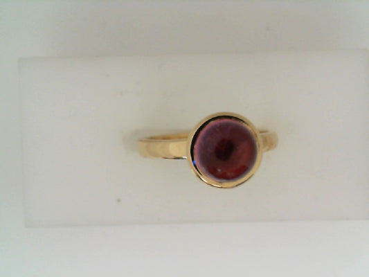 Maharaja Collection Small Stacking Ruby Bangle Bracelet in 18K Yellow Gold