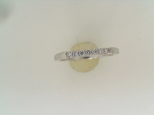 Maharaja Collection Round Diamond Ring in 14K White Gold (0.10ct)