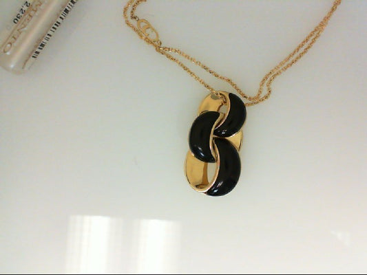 Maharaja Collection Various Shapes Onyx Pendant in 18K Yellow Gold