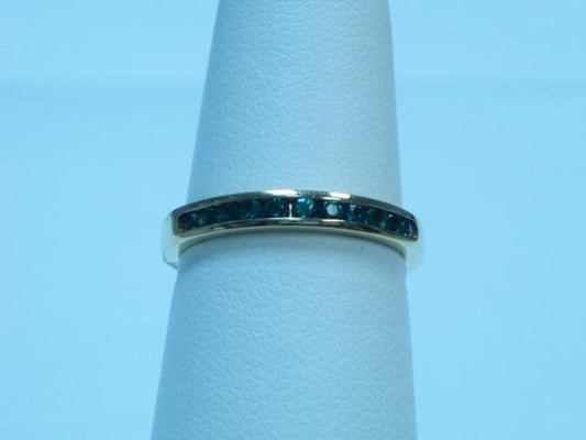 Maharaja Collection Emerald Band in 18K Yellow Gold (0.26ct)