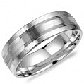 Maharaja Collection Men's Lite Band in 14K White Gold