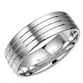 Maharaja Collection Men's Lite Band in 14K White Gold (6.5mm x 1.5mm)