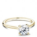 Maharaja Collection Round Semi-Mount Remount Ring in 18K Yellow Gold