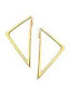 Maharaja Collection Triangle Earrings in 18K Yellow Gold