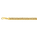 Maharaja Collection T-Miami Cuban Chain Necklace with Lobster Lock, 24" in 14K Yellow Gold