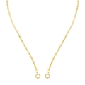 Maharaja Collection Open Paper Clip Chain Necklace in 14K Yellow Gold
