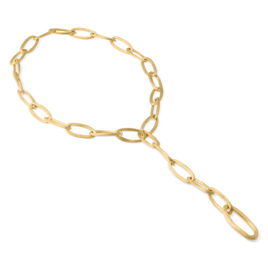 Marco Bicego® Jaipur Link Collection Oval Convertible Lariat Necklace in 18K Yellow Gold