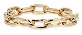 Maharaja Collection Paper Clip Bracelet in 18K Yellow Gold