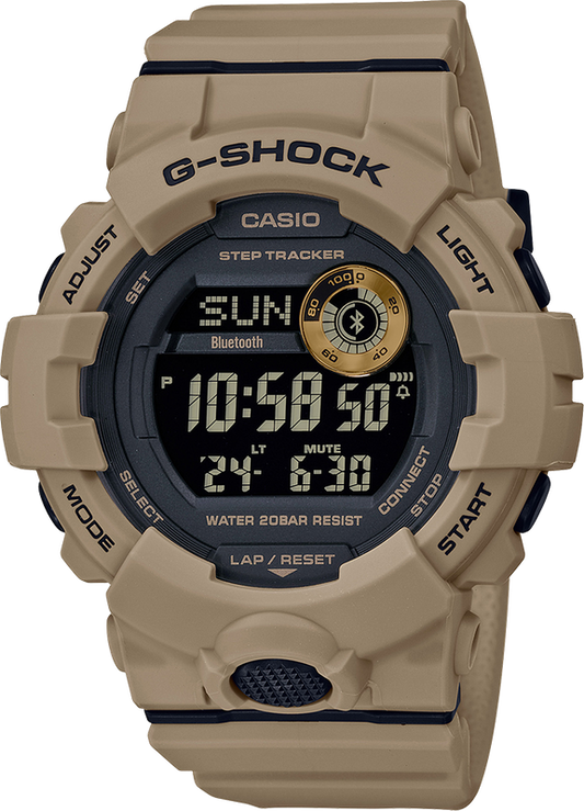 Maharaja Collection G-Shock G Squard Tan Watch in Stainless Steel