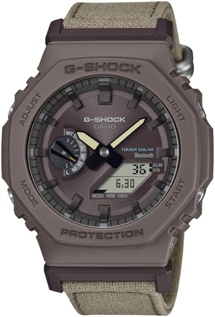 Maharaja Collection G-Shock GAB2100CT-5A Solar Analog Watch in Stainless Steel