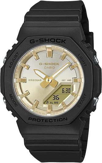 Casio G-Shock GMA-P2100SG-1A Sunset Glow Digital Analog Watch in Gold Plated Stainless Steel