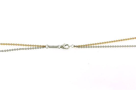 Maharaja Collection Silver and Yellow Plated Chain in Silver