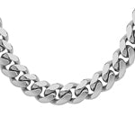 Maharaja Collection Miami Cuban Chain Necklace, 22" in Sterling Silver