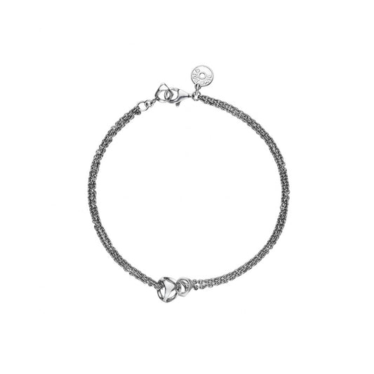 Maharaja Collection Linked By Love Bracelet in Sterling Silver