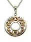 Maharaja Collection Thistle Pendant Necklace in Sterling Silver