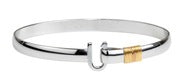 Maharaja Collection Round Titanium Wrap Bracelet in Gold Color Ti (6mm, 7.5")
