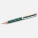 Maharaja Collection Crystalline Ballpoint Pen in Green Rose-Gold Tone Plated