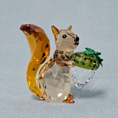Maharaja Collection Swarovski Crystal Squirrel And Acorn