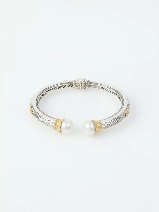 Maharaja Collection Muse Open Bangle with Pearl