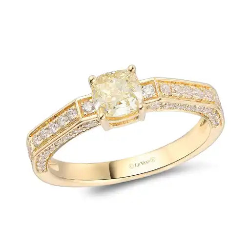 Maharaja Collection Round Diamond Fashion Ring in 14K Yellow Gold (1.22ctw)