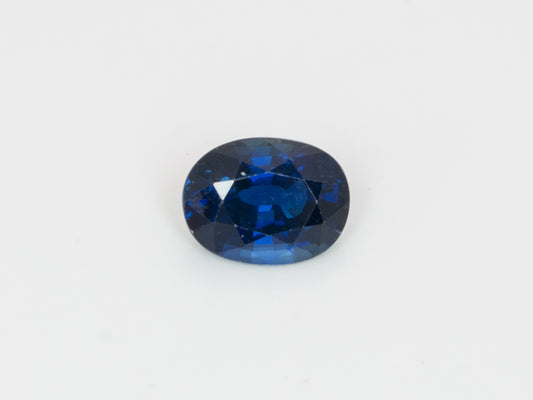 Maharaja Collection Oval Blue Sapphire and Round Diamond Ring in 18K White Gold (2.65ctw)