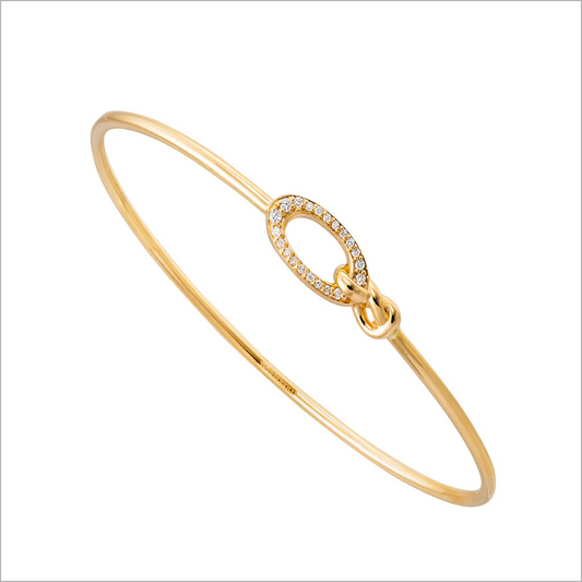 Maharaja Collection Round Diamond Bracelet in 18K Yellow Gold (0.14ct)