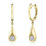 Maharaja Collection Round Diamond Earrings in 14K Yellow Gold (0.38ctw)