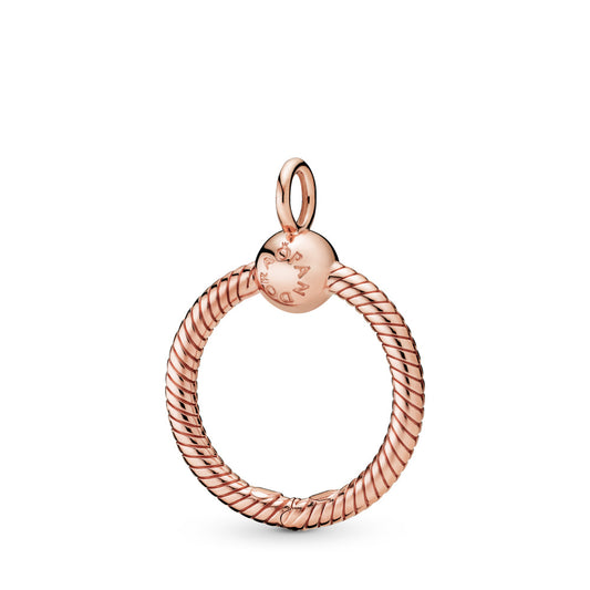 Maharaja Collection Open Circle Pendant in Silver