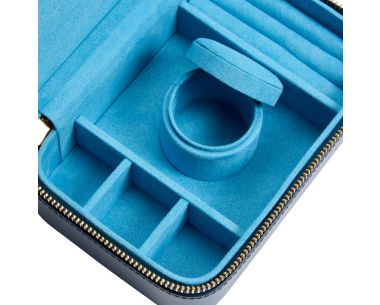 Maharaja Collection Sophia Travel Zip Case in Indigo