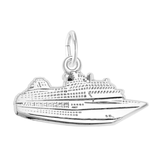 Maharaja Collection Cruise Ship Charm in Sterling Silver