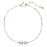 Maharaja Collection Akoya Pearl Bracelet in 18K Yellow Gold (5mm/6mm)