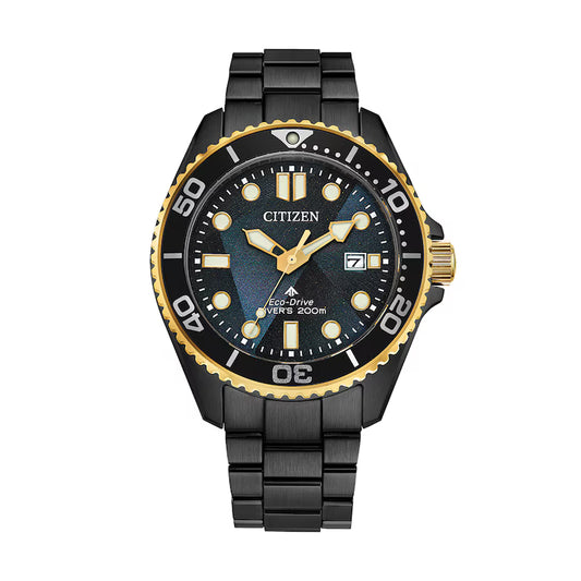 Citizen 40.6mm Black Promaster Dive Limited Edition Eco-Drive Men's Watch in Stainless Steel