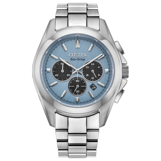 Maharaja Collection 40mm Light Blue Sport Luxury Automatic Watch in Stainless Steel